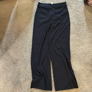 Black trousers size medium wide leg